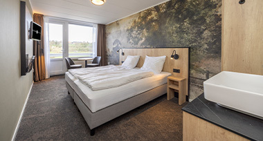 Buitenterras bij Fletcher Hotel-Restaurant Bon Repos